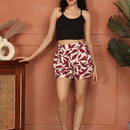 ETC Women Printed Lounge Shorts-78