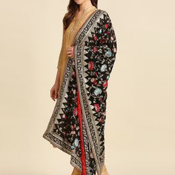 Dupatta Bazaar Embroidered Dupatta with Sequinned image 3