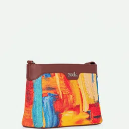ZOUK Abstract Amaze Harmony Printed Structured Sling Bag image 3