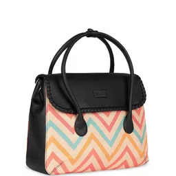 ZOUK Geometric Printed Structured Handheld Bag image 4