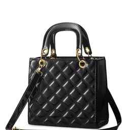 Diva Dale Textured Quilted Structured Handheld Bag image 3