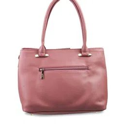 Metro Peach-Coloured Textured Structured Shoulder Bag image 3