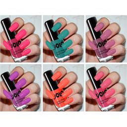 VOLO Set Of 6 Long Wearing Nail Polish- 5ml Each- VT-072-image-87