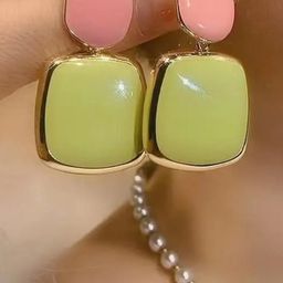 SZN Square Drop Earrings-1