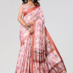 KALINI Floral Printed Saree-image-11