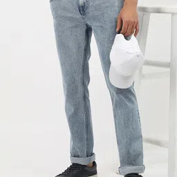 Tommy Hilfiger Men Low Distress Heavy Fade Stretchable Jeans-image-29