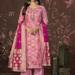 Maroosh Embellished Unstitched Dress Material-picture-49