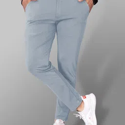Moda Rapido Men Tailored Regular Fit Mid-Rise Chinos Trousers-image-78