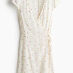 H&M Crepe Wrap Dress-image-36