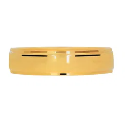 BHIMA 22K BIS Hallmark 916 Purity Yellow Gold Matte Plain Ring-image-74