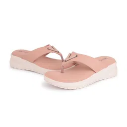 ORTHO JOY Women Pink Casual Open Toe Flats-picture-17
