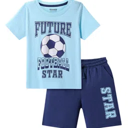 Honeyhap Boys Typography Printed Pure Cotton Night suit-picture-10