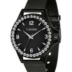CASADO Men Embellished Dial & Stainless Steel Straps Analogue Watch CSD-816-BLACK-image-85