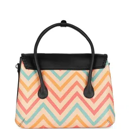 ZOUK Geometric Printed Structured Handheld Bag image 5