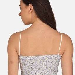 mod & shy Grey Printed Non-Wired Lightly Padded Bralette Bra MS251-Grey image 3