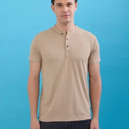 Status Quo Men Henley Neck Pockets T-shirt-image-60