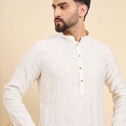 HERE&NOW Men Embroidered Thread Work Kurta-picture-36