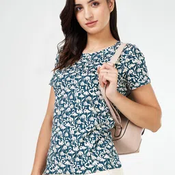 Honey by Pantaloons Floral Print Cotton Top-picture-35
