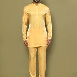 Arihant Rai Sinha Men Regular Pure Cotton Kurta with Trousers-picture-13