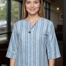 all about you Women Vertical Striped Casual Top-picture-11
