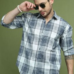 The Roadster Lifestyle Co Checked 100% Cotton Relaxed-Fit Casual Shirt-image-26