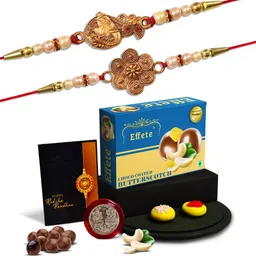 DeoDap Pack of 4 Chocolate & Rakhi Gift Set-74