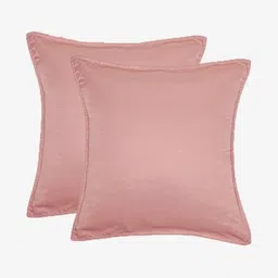 Zarf Pink & Rose Set of 2 Square Cushion Covers-image-51