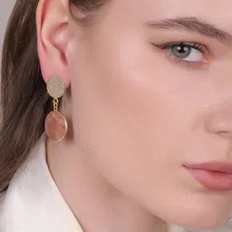 Dua Gold-Plated Brass Drop Earrings-7