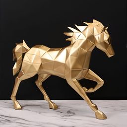SMOKEY COCKTAIL Gold-Toned Figurine Showpiece-image-30