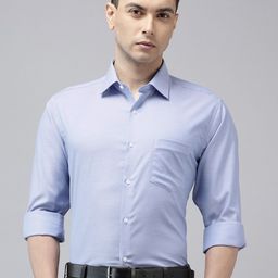 Van Heusen Custom Fit Self Design Pure Cotton Formal Shirt-picture-27
