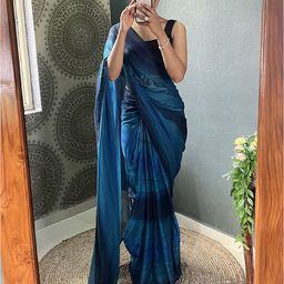 HERE&NOW Pure Crepe Ready to Wear Jamdani Saree-picture-6
