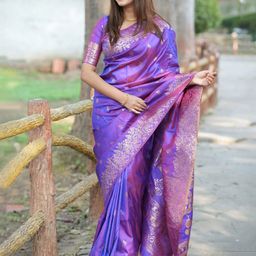 all about you Woven Design Zari Kanjeevaram Saree-picture-21