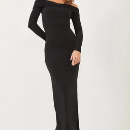 BIANCO LUCCI Off-Shoulder Maxi Dress-image-56