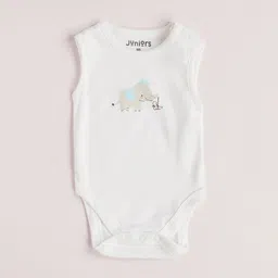 Juniors by Babyshop Girls Pack Of 5 Printed Cotton Assorted Bodysuits-image-1