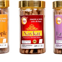 PREMIUM PINEAPPLE, NAVKAR, LAVENDER DRY DHOOP STICKS (3X100G) 300GMS JAR PACKING PINEAPPLE, NAVKAR, LAVENDER-7