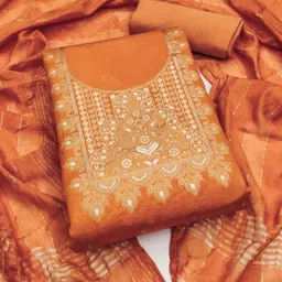 Panzora Unstitched Dress Material-image-18