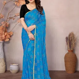 REDFISH Floral Printed Saree-picture-30