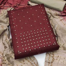 Maroosh Embroidered Unstitched Dress Material-image-13