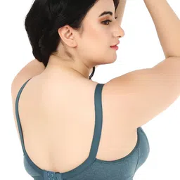 Designer Bugs Women Plus Size Full Coverage Non-Wired and Non Padded Bra image 4