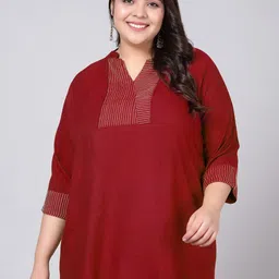 Indietoga Print Mandarin Collar Cotton Top-picture-56
