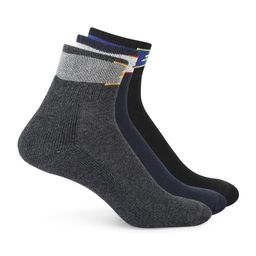 Black Panther WomenPack Of 3 Patterned Cotton Ankle-Length Socks-image-11