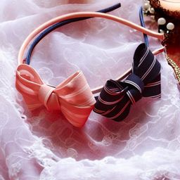 CHANDERKASH Set Of 2 Bow Knot Hairbands-71