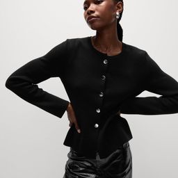 Marks & Spencer Women Ribbed Cardigan-image-7