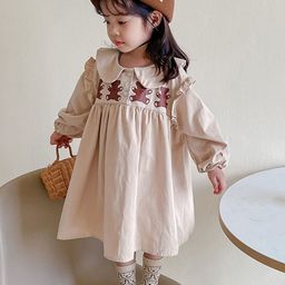 LULU & SKY Girl Peter Pan Collar A-Line Dress-picture-42