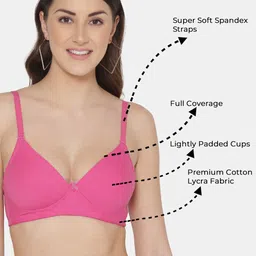 Tweens Full Coverage Lightly Padded T-shirt Bra With All Day Comfort image 2