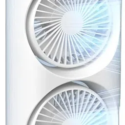 Bestor Portable Air Cooler with Mist Humidifier LED RGB Light Double Cooling Pad-5