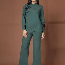 Mafadeny Embroidered Sweater With Trousers Co-Ords-picture-42