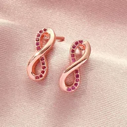 SALTY Valentines Day Limitless Infinity Twist Contemporary Studs-image-66