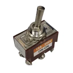 DPDT 6 Pin Toggle Switch ON-OFF-ON (15A 250V) image 2