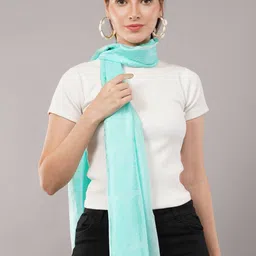 CrossKulture Unisex Self Design Tasselled Scarf-picture-15